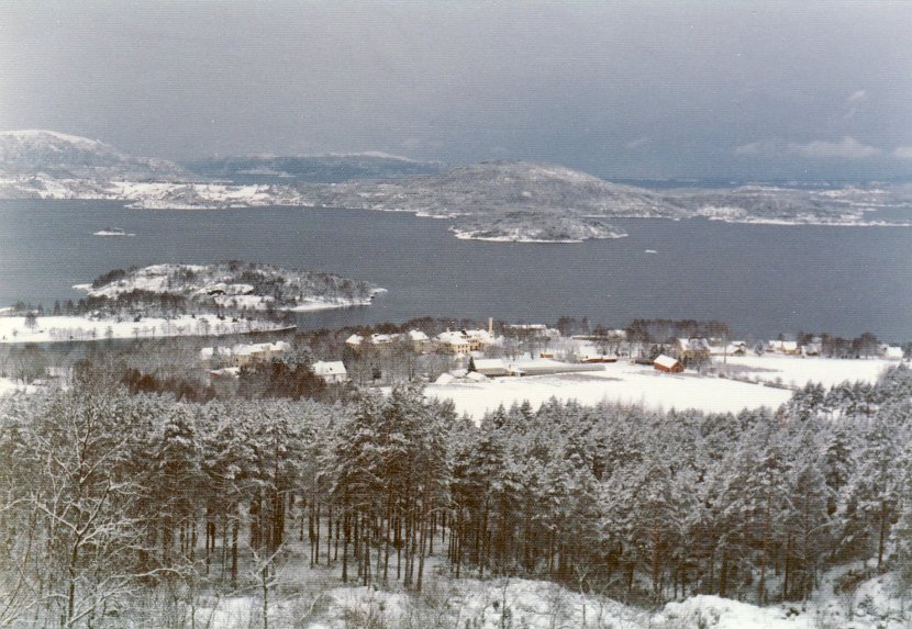 Vinterbilde frå Ø 1970 (Hatlem)